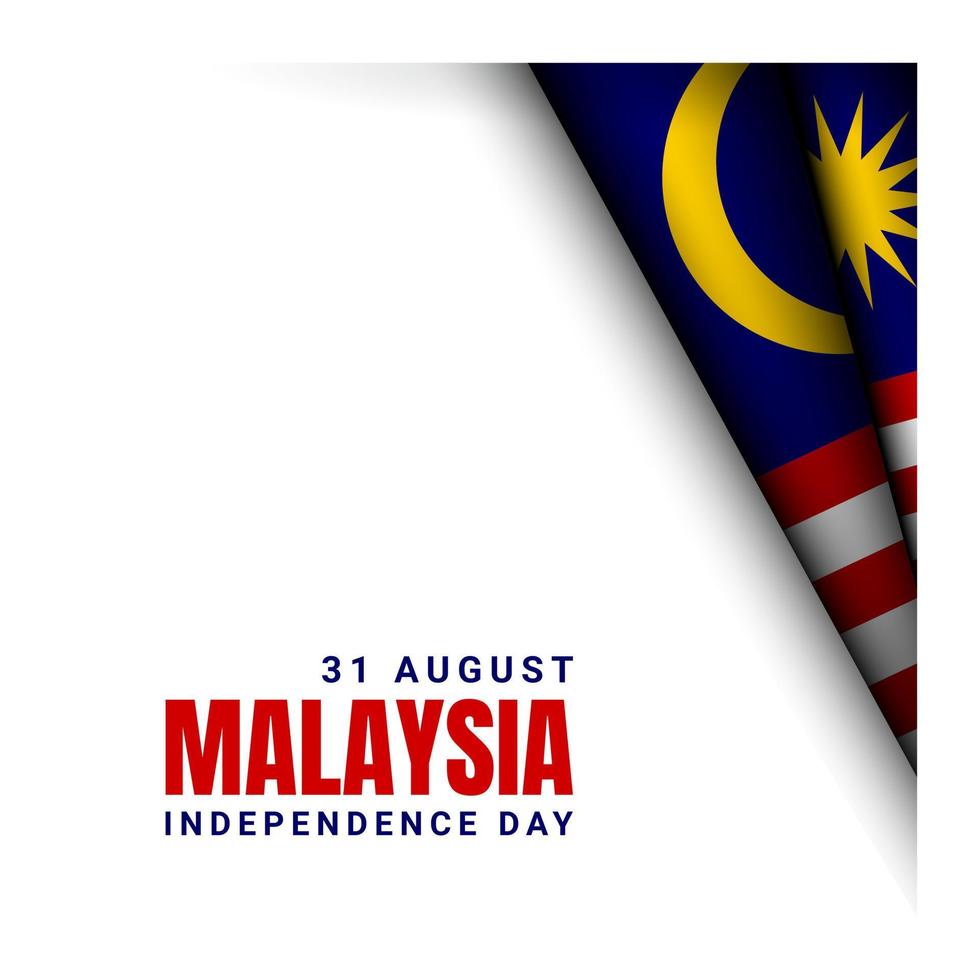 Malaysia Independence Day Background. vector