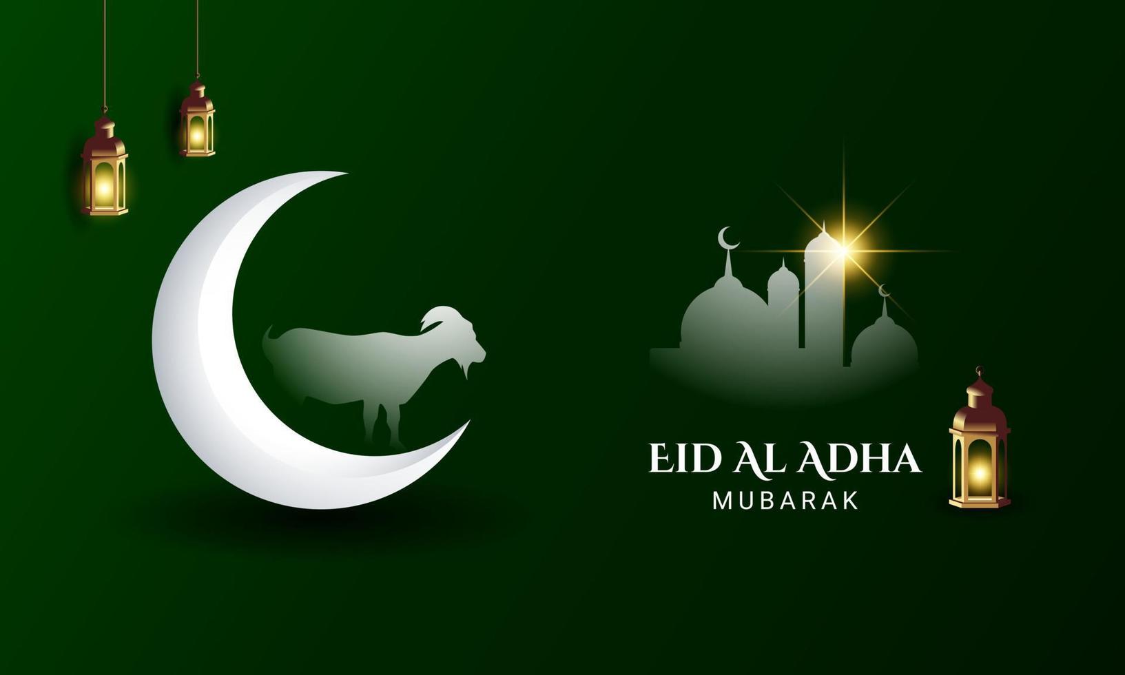 Eid Al Adha Background. Fit for greeting card, wallpaper and other. vector