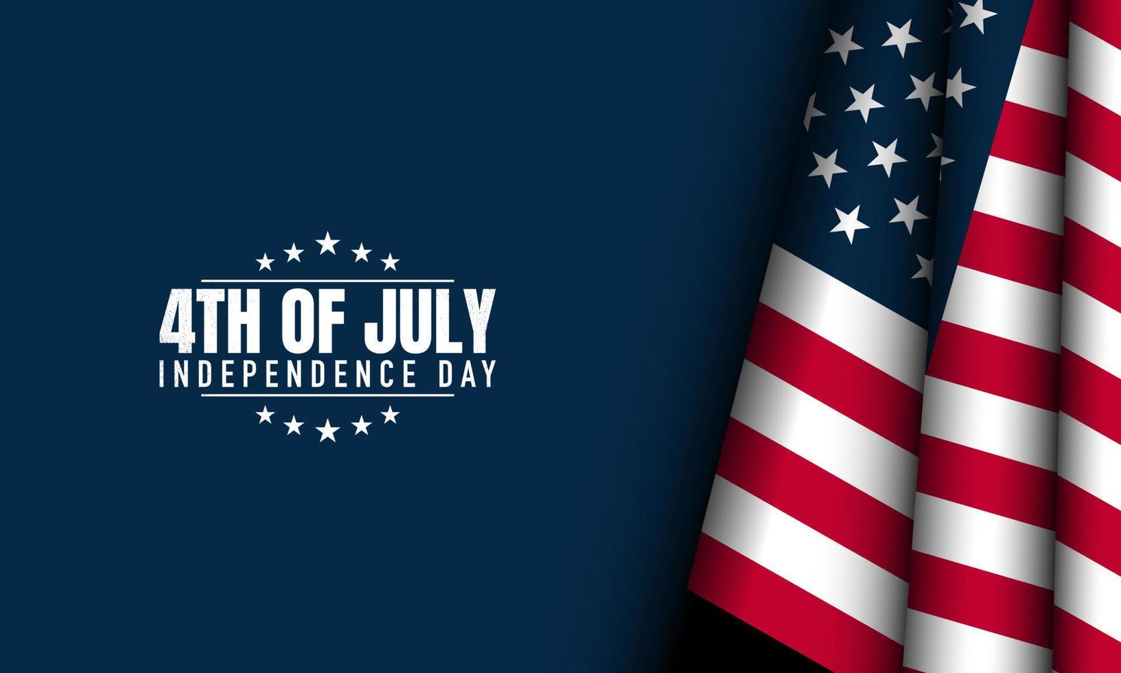 American Independence Day Background. Fourth of July. vector