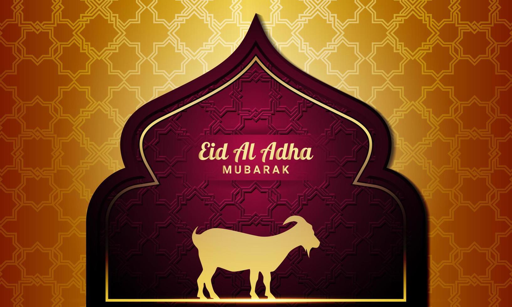 Eid Al Adha Background. Fit for greeting card, wallpaper and other. vector