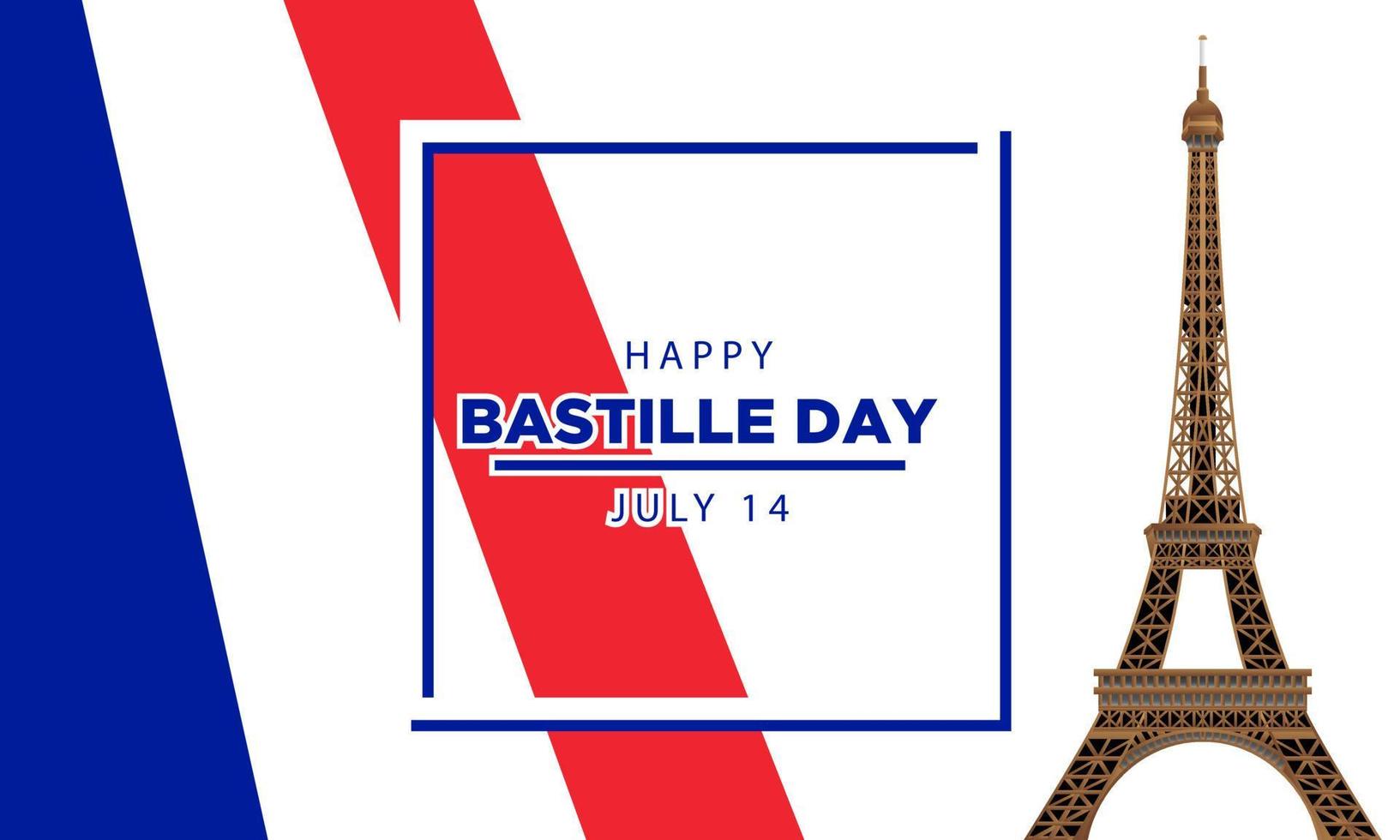 Bastille Day Background. 14 th of July. vector