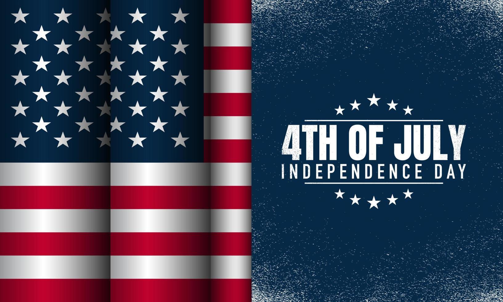 American Independence Day Background. Fourth of July. vector