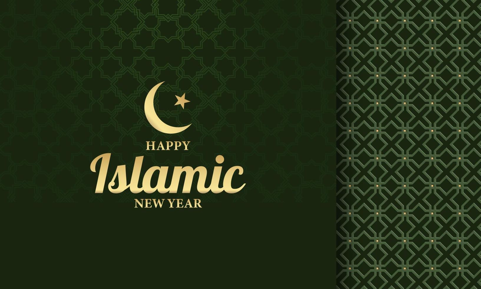 Islamic New Year Background. vector