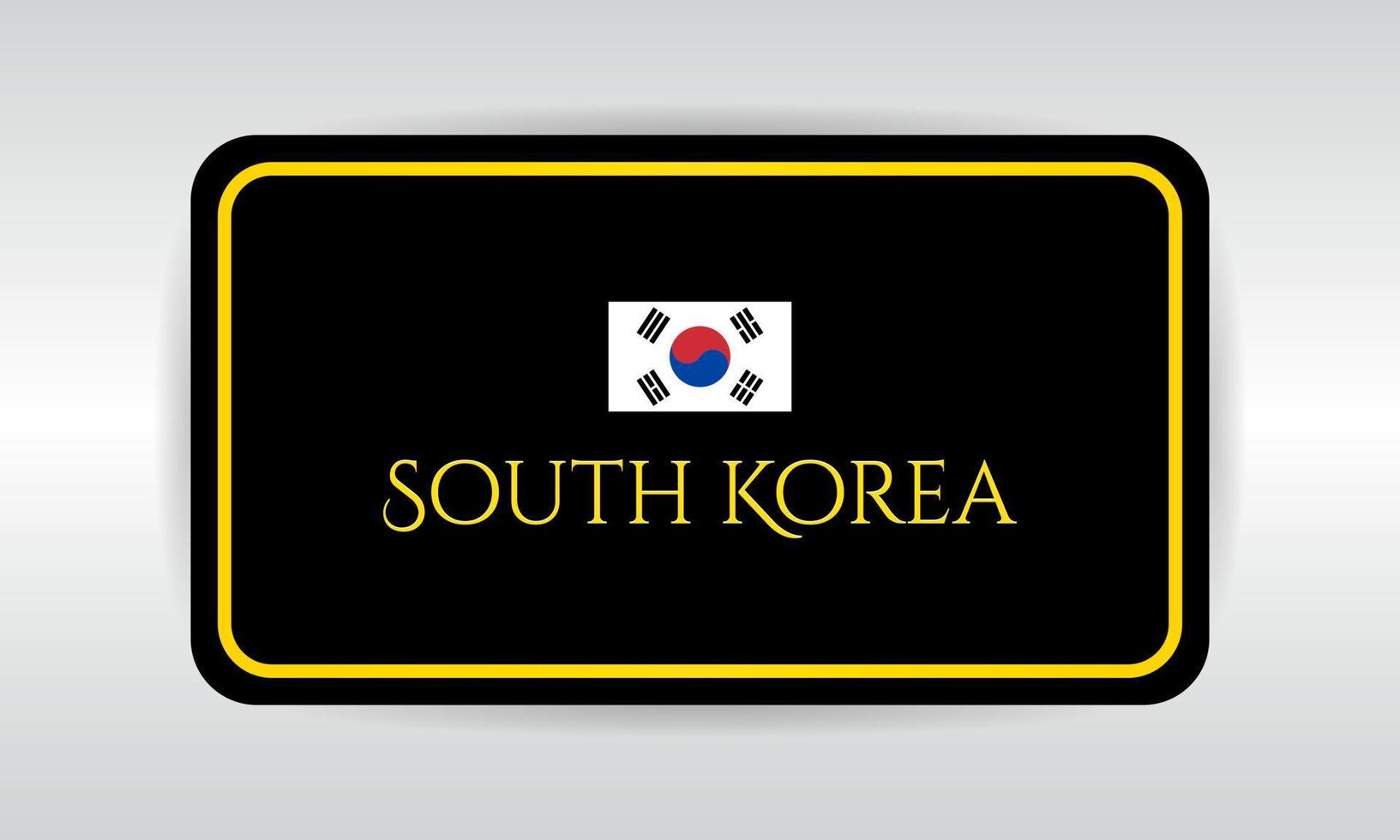 South Korea Template Background. vector