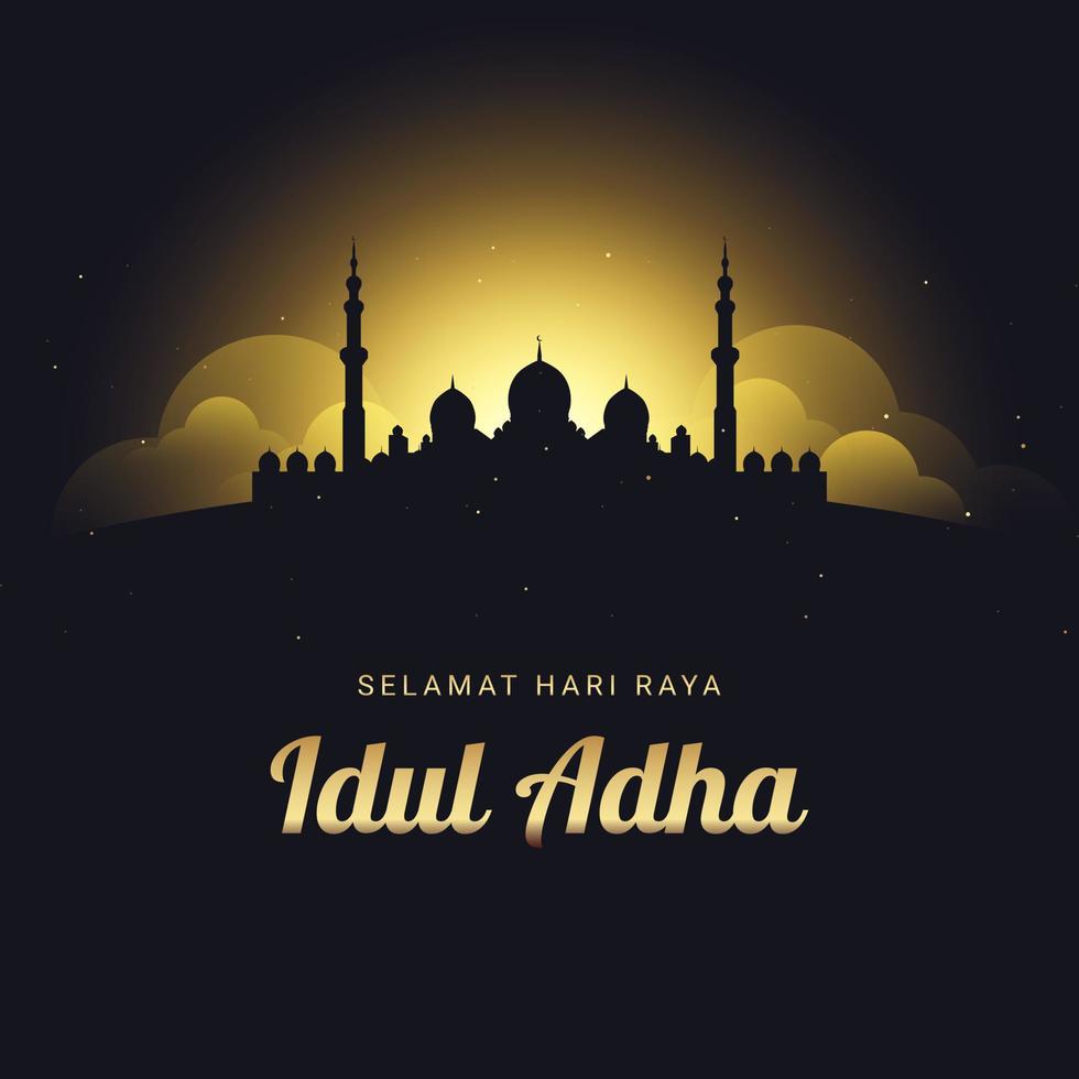 fondo de eid al adha. vector