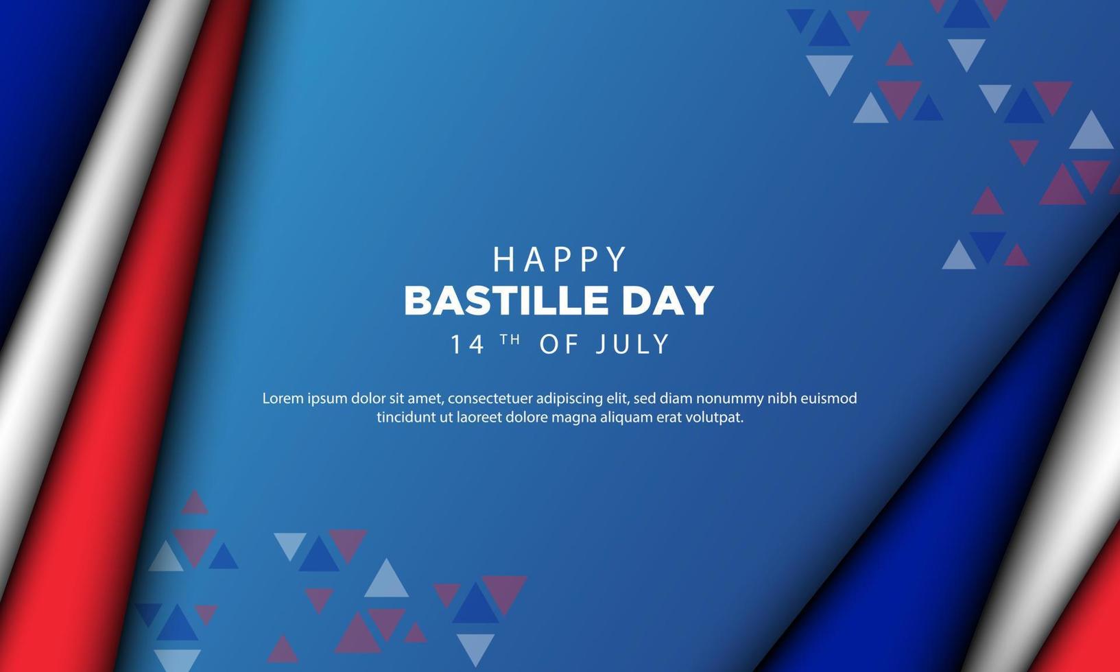 Bastille Day Background. vector