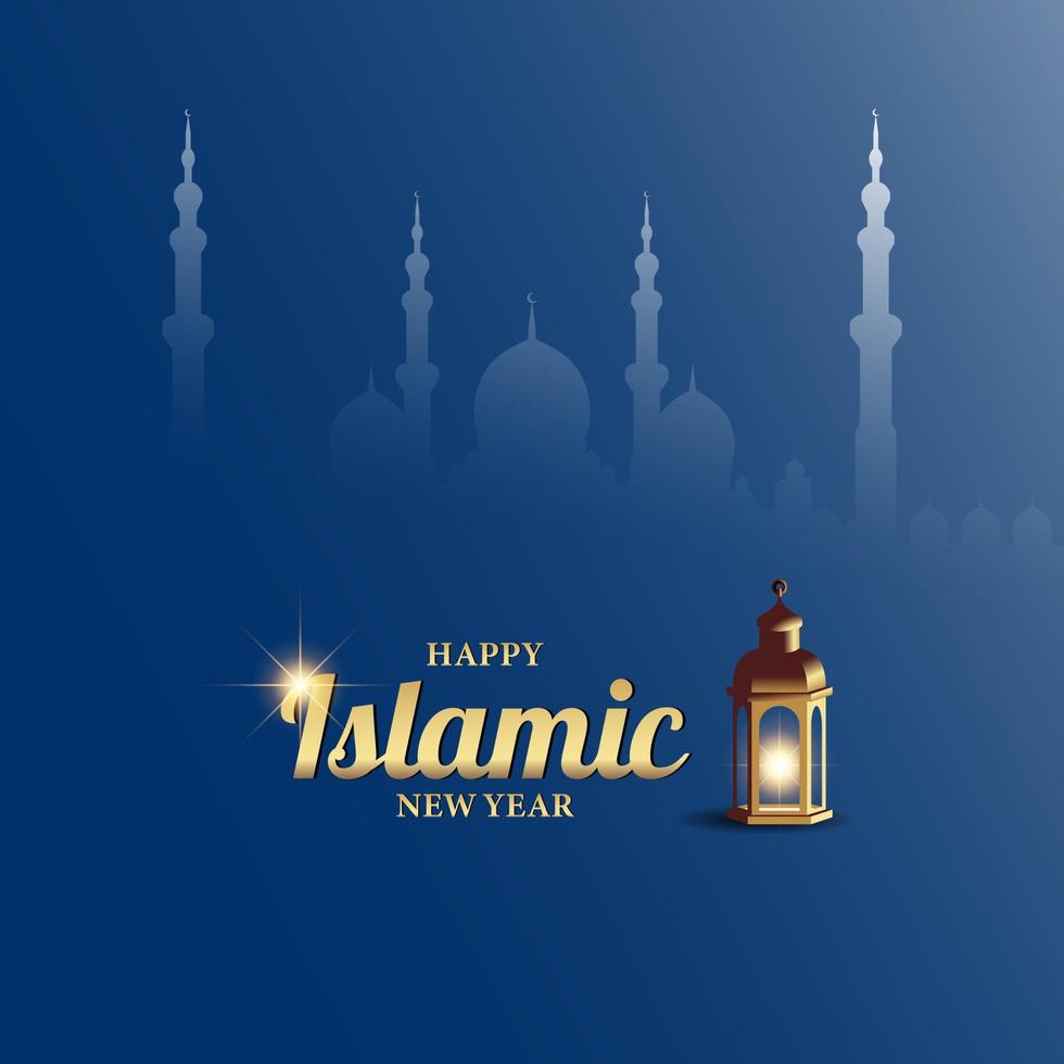 Islamic New Year Background. vector