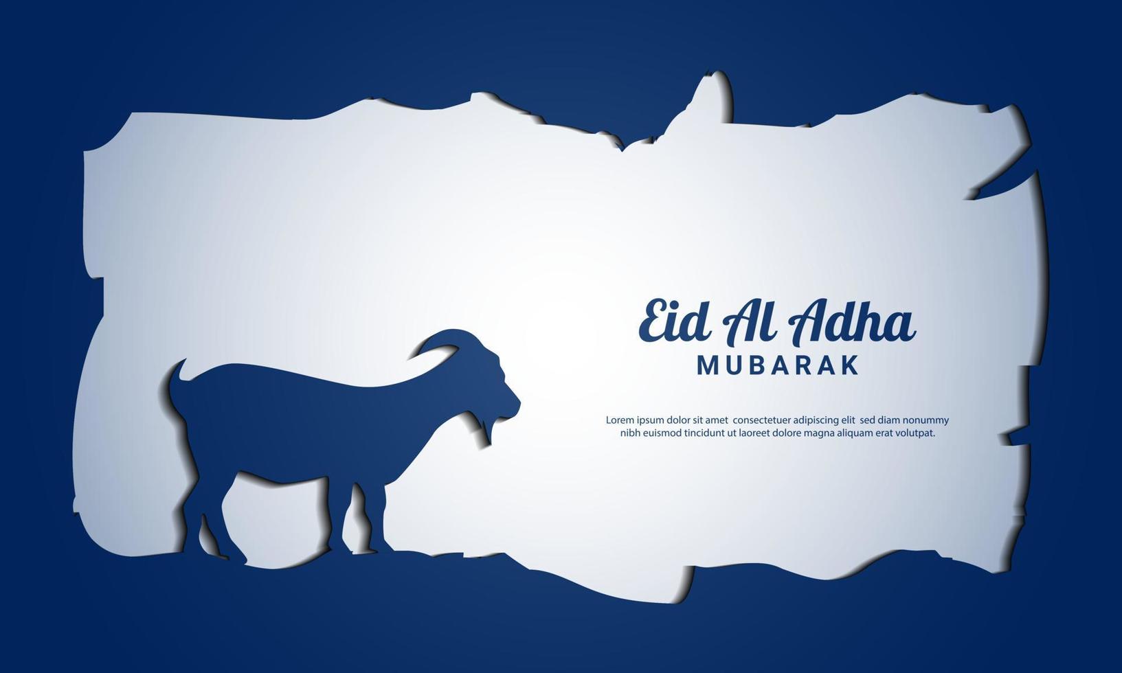 Eid Al Adha Background. Fit for greeting card, wallpaper and other. vector