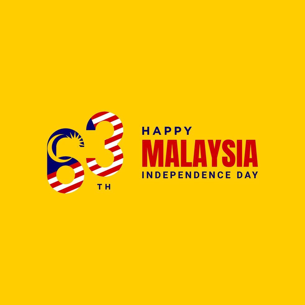 Malaysia Independence Day Background. vector