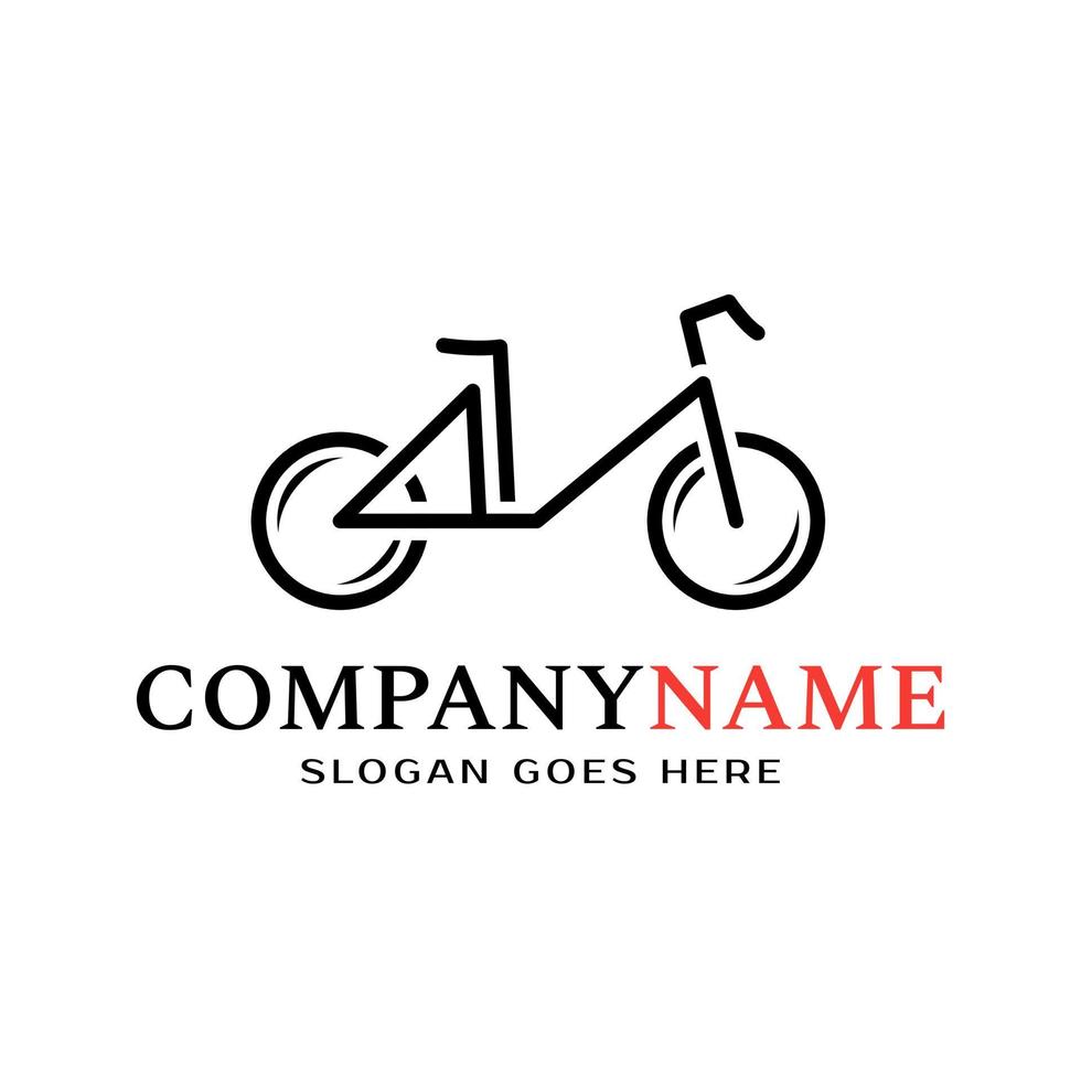 bicycle logo design. Cycling Symbol logo design, stylish event season racer. Cyclist, vector. vector