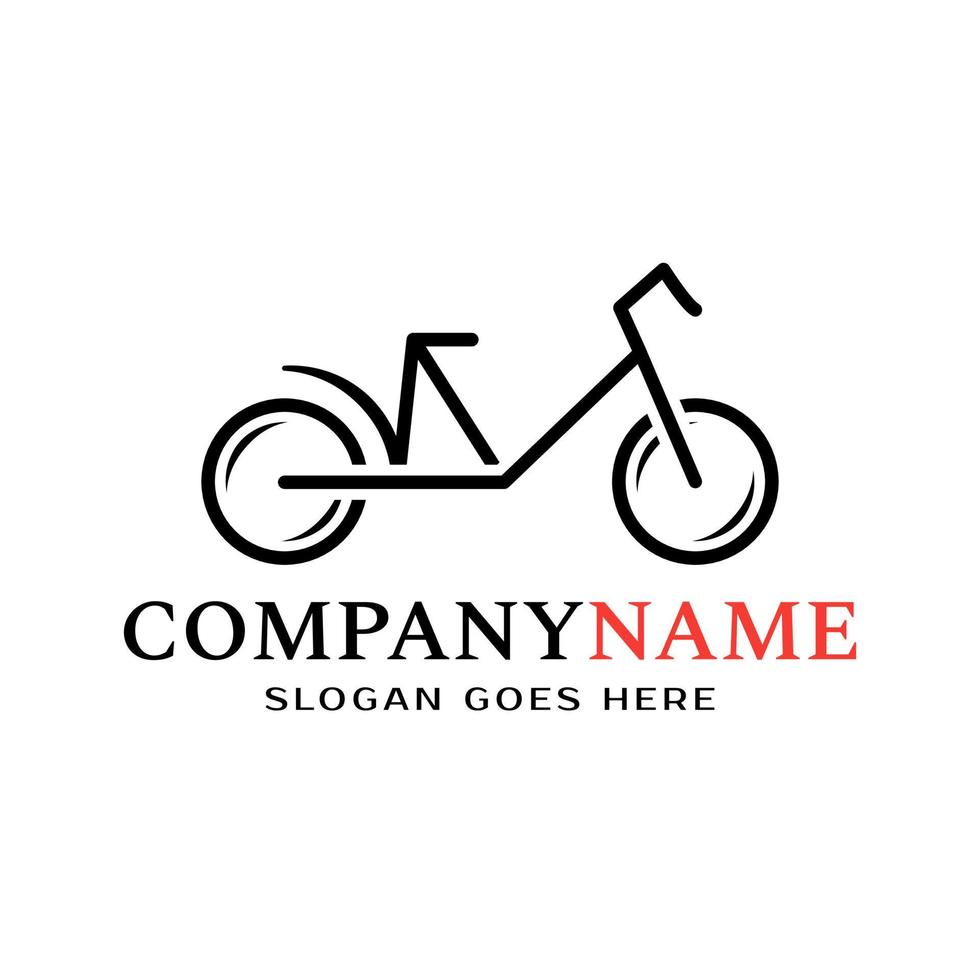 Bike symbol logo design, stylish event season racer. Cyclist, vector. Sport vector