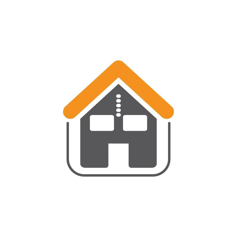 Flat house icon. flat style vector