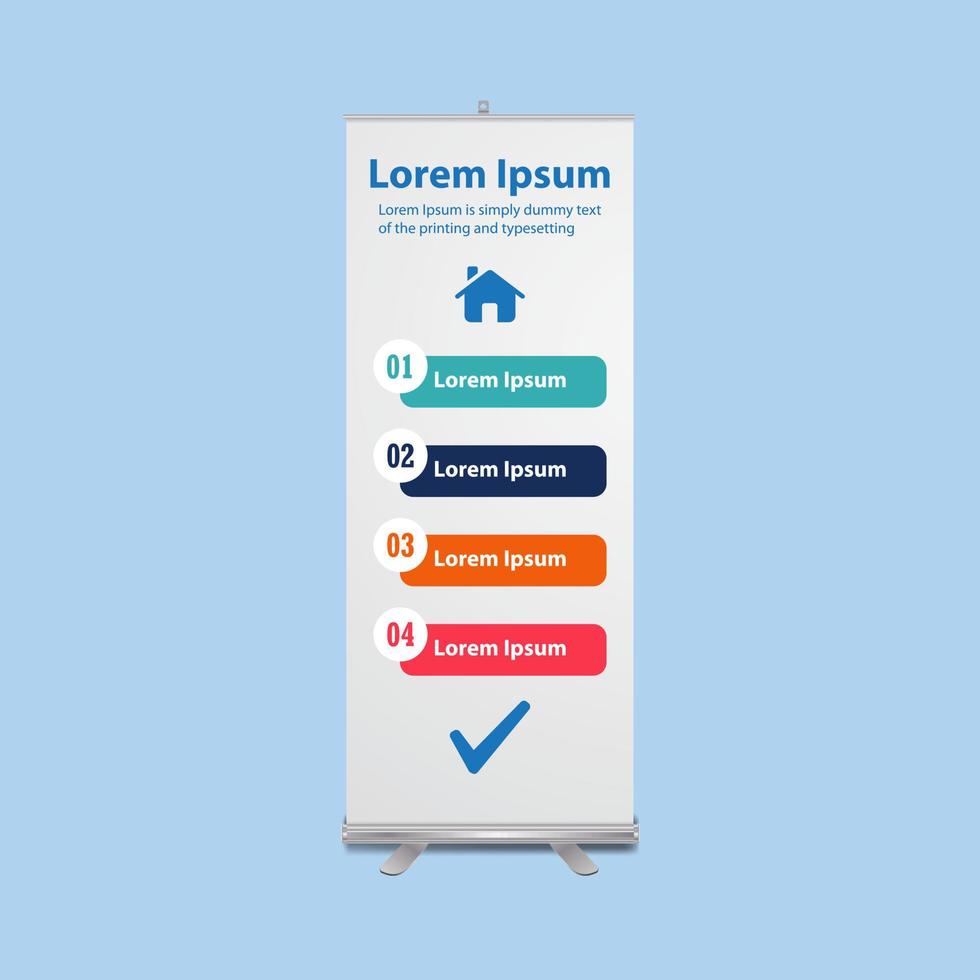 Infographic business banner template design vector