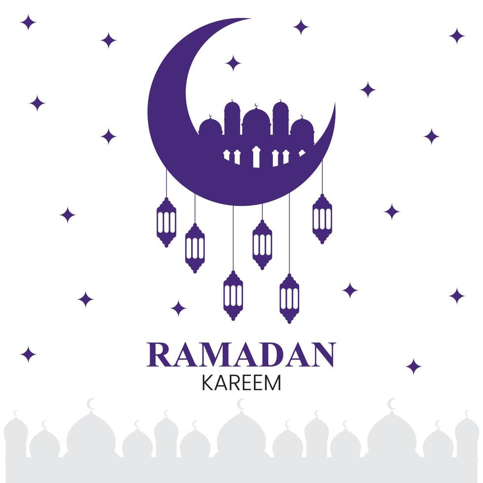 Ramadan Kareem Background Design vector
