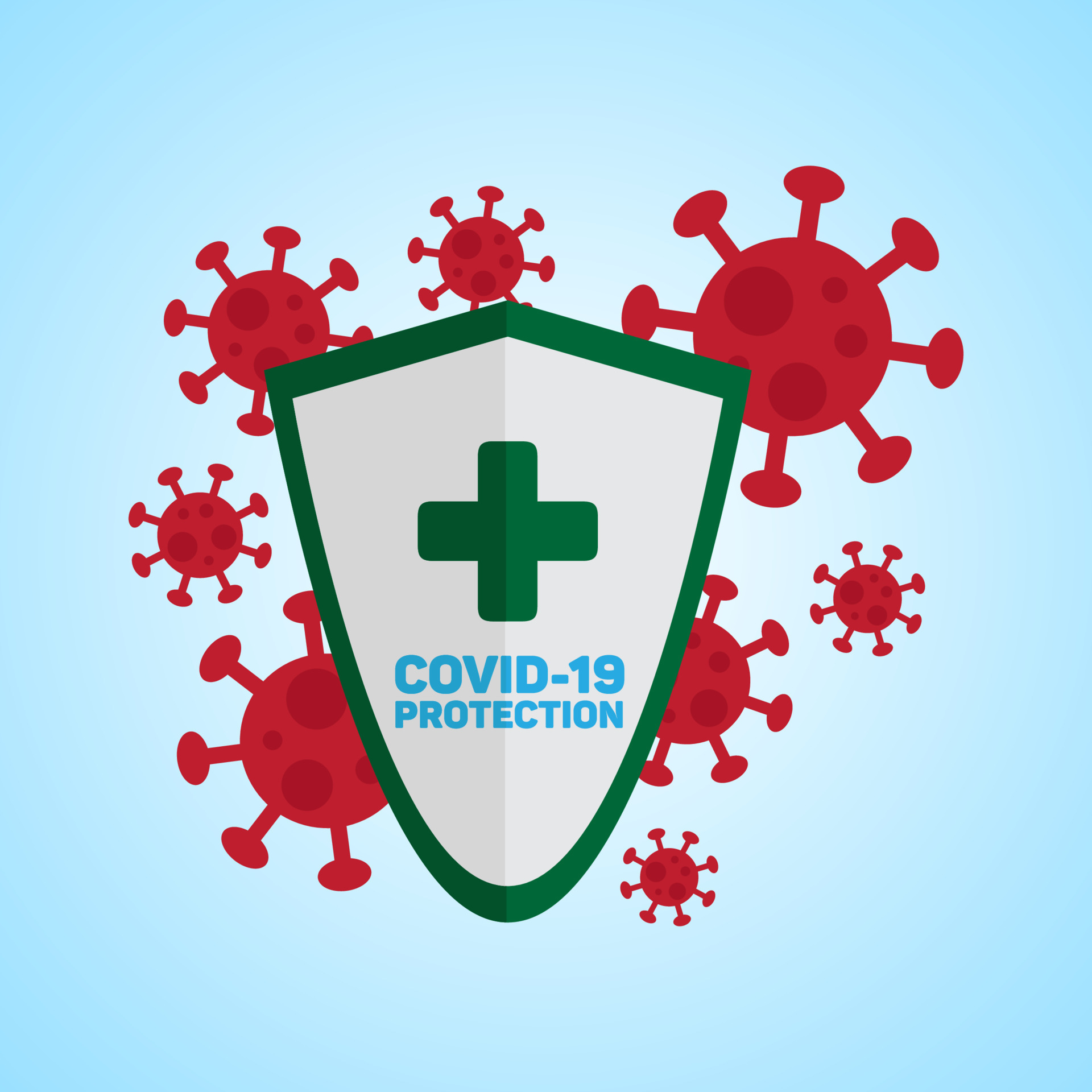 Covid-19 Protection Shield Vector 6788291 Vector Art at Vecteezy