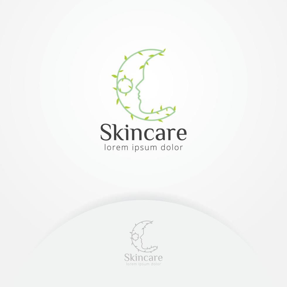 Beauty care logo design vector