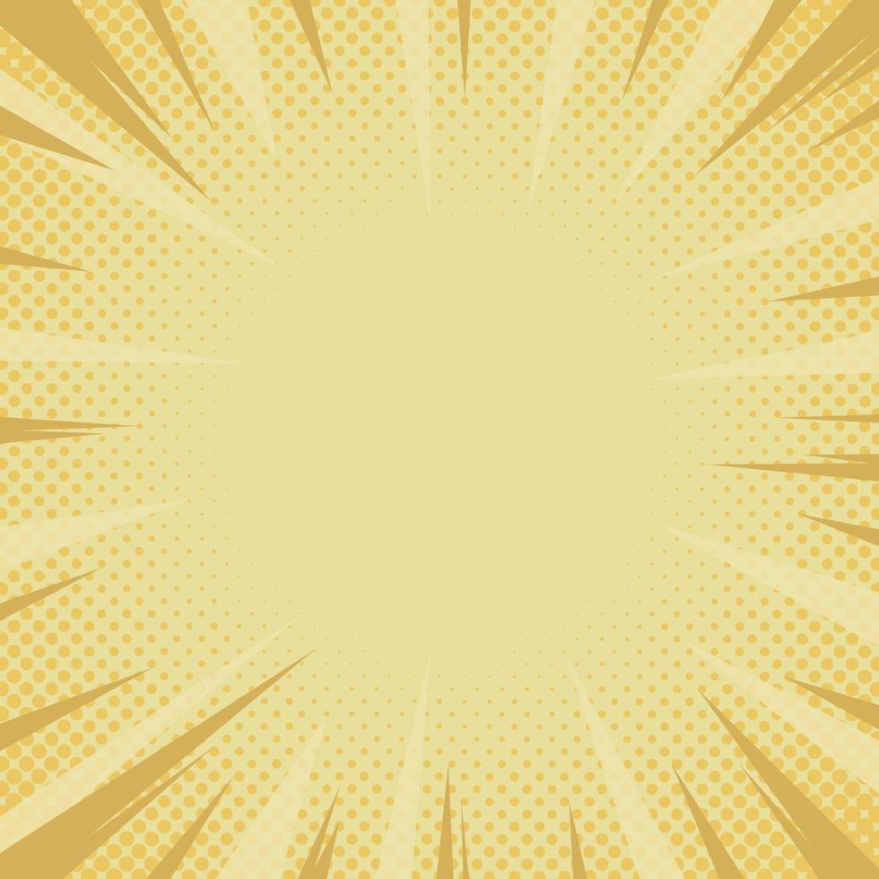 Gradient halftone background. Pop art vintage vector gradient background. Pop art retro comic, Vintage brown background