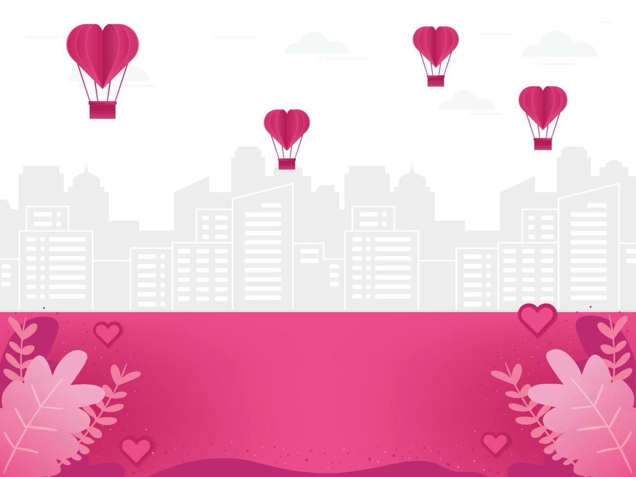 Love and romance background vector