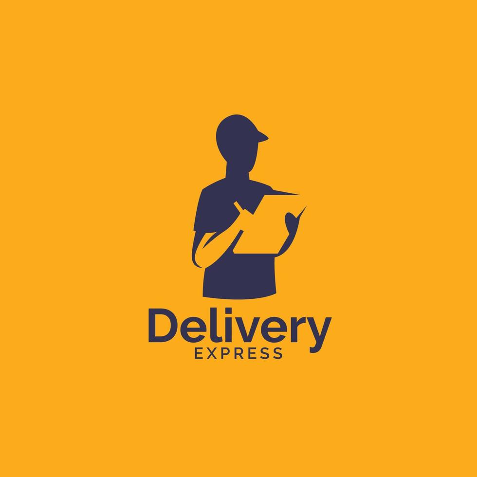 Delivery logo design vector
