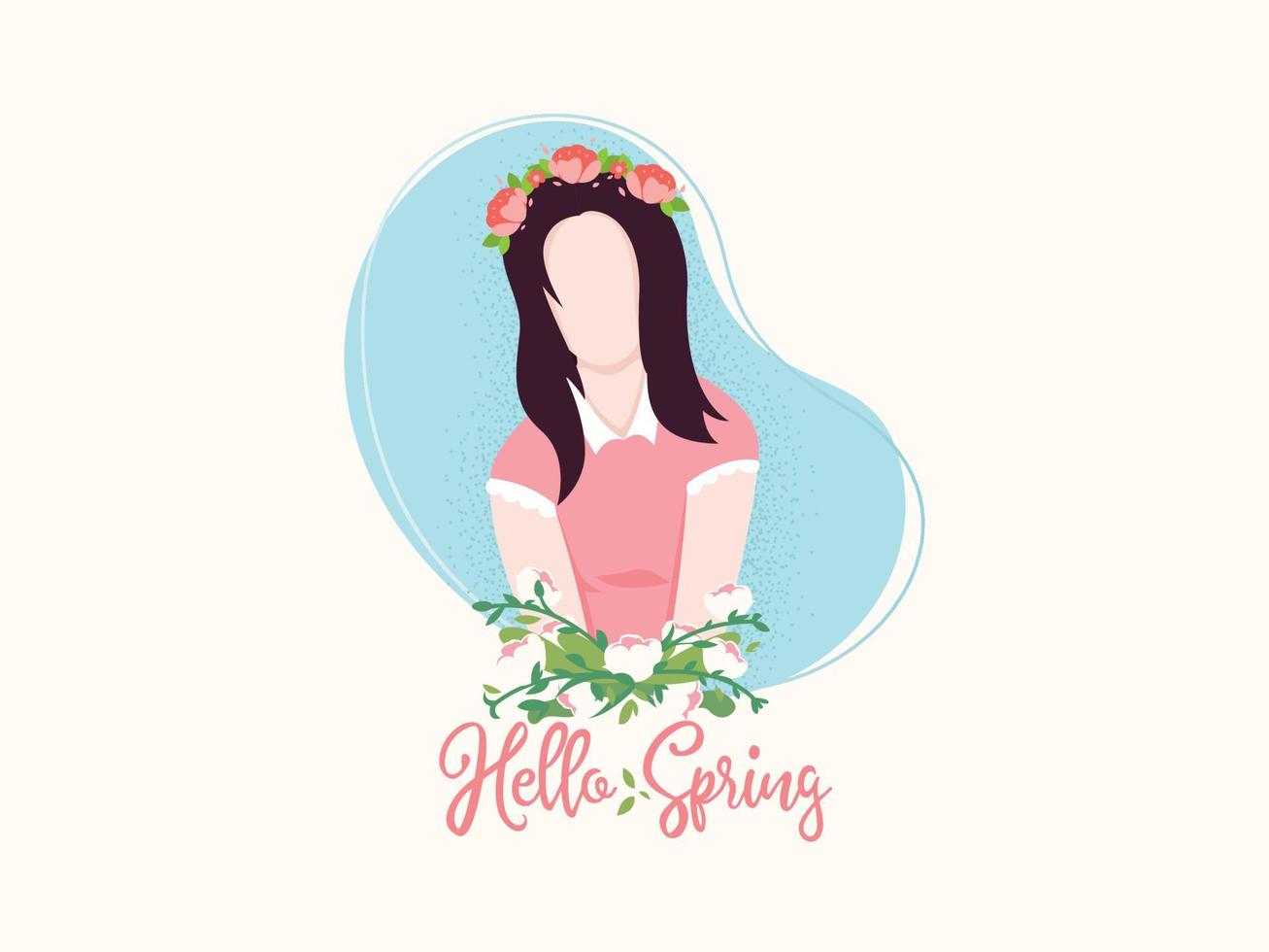 Woman concept illustration vector