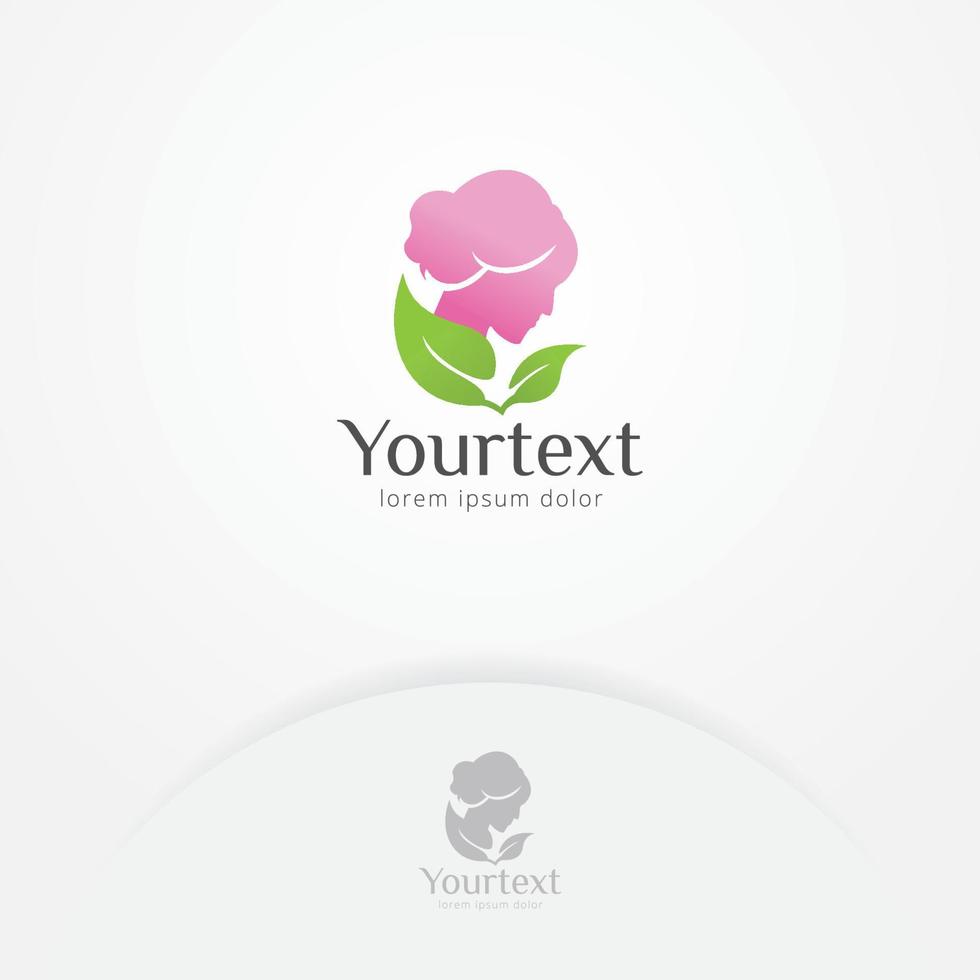 Beauty care logo design vector