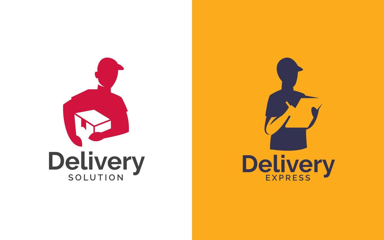 Delivery logo design vector