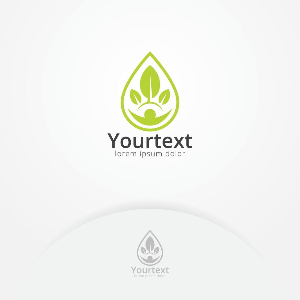 Environment community logo design vector