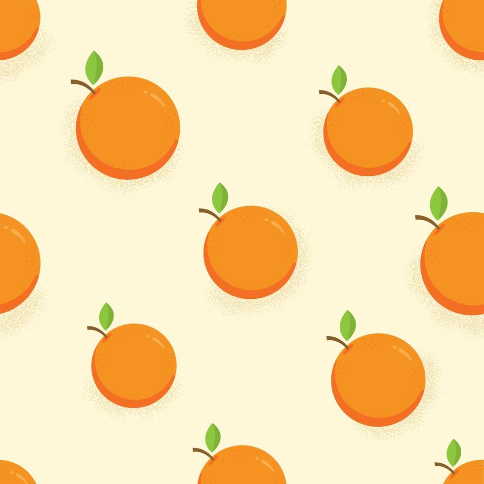 Vector orange seamless pattern