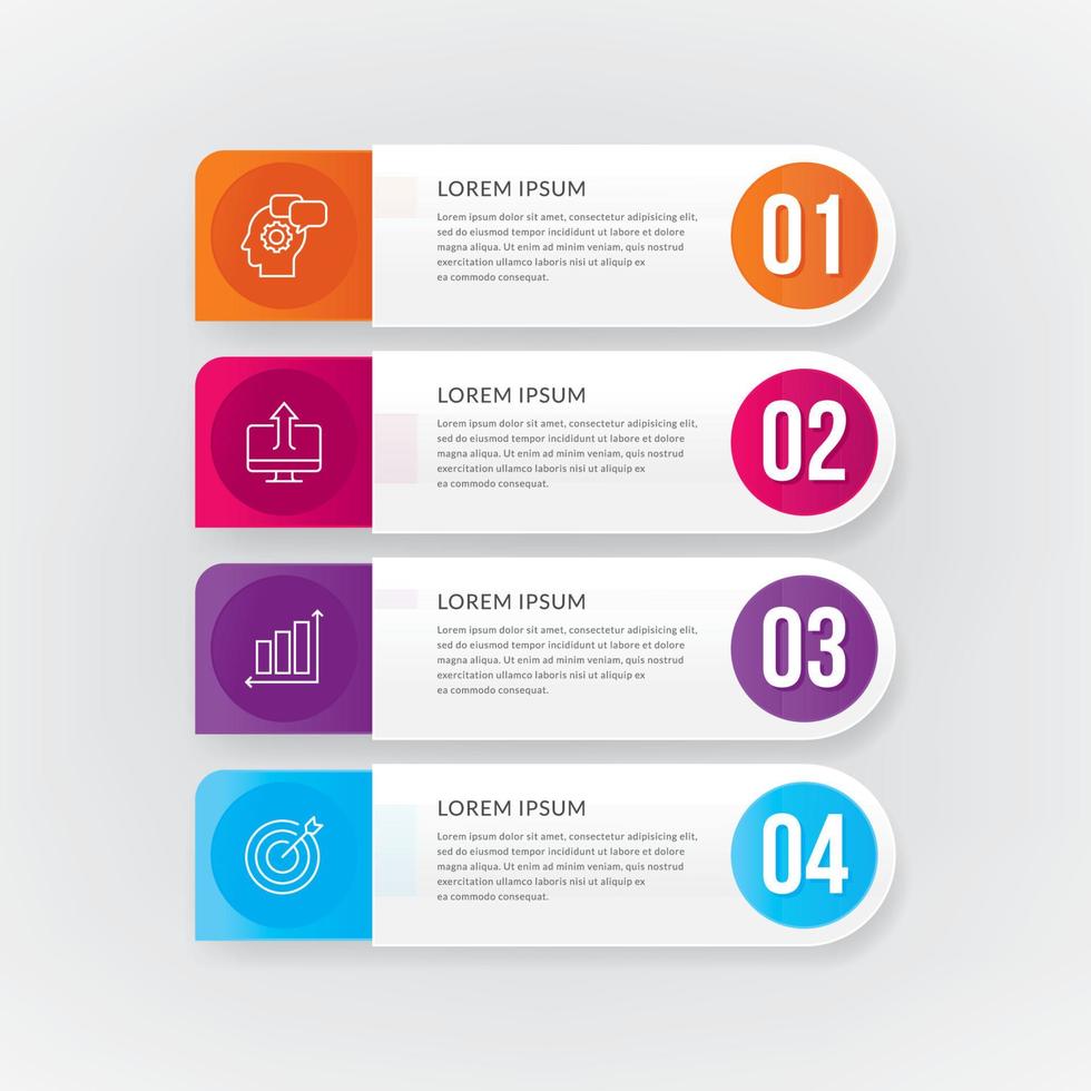 Vector infographic template