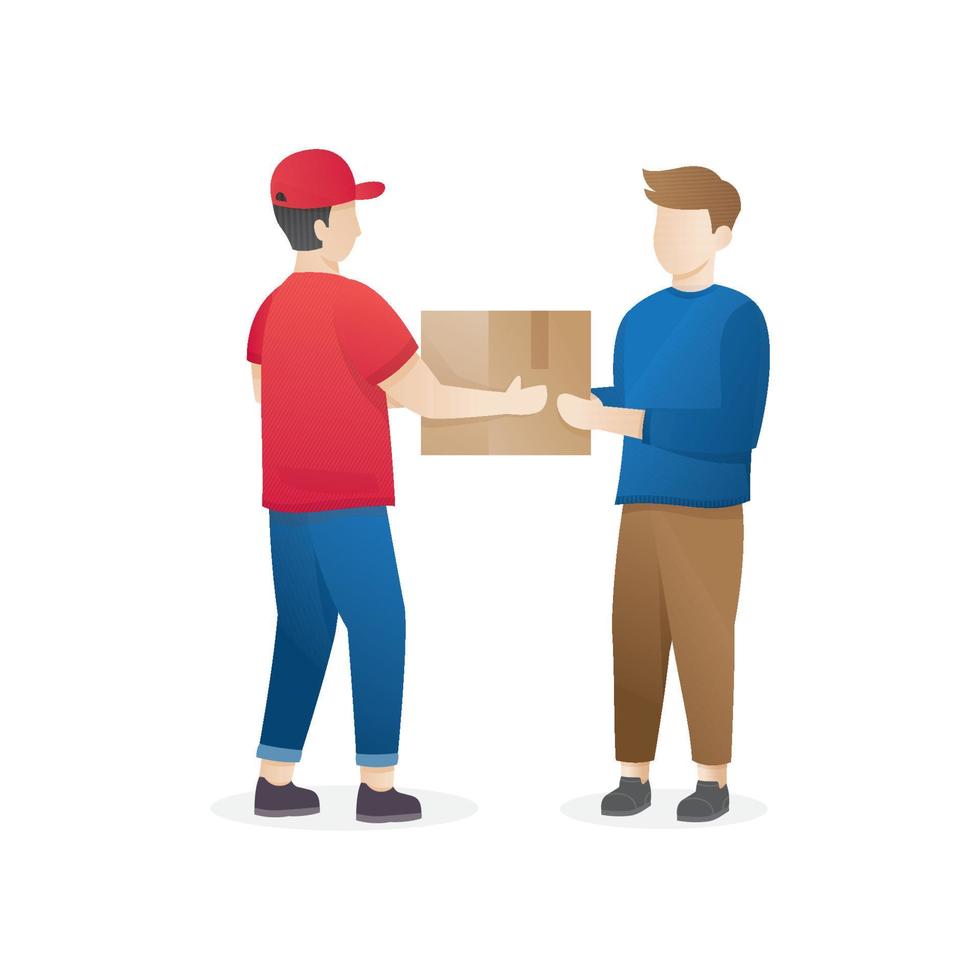 Vector illustration concept for delivery service