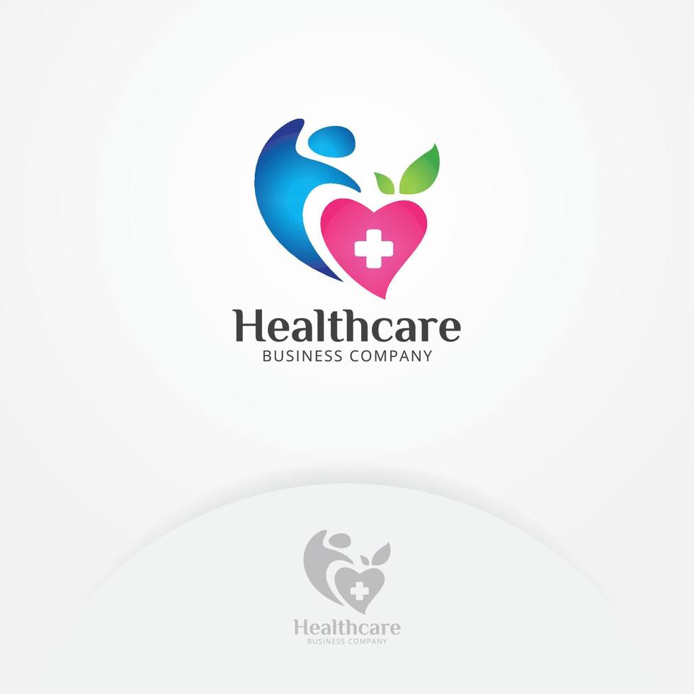 Health care logo design vector