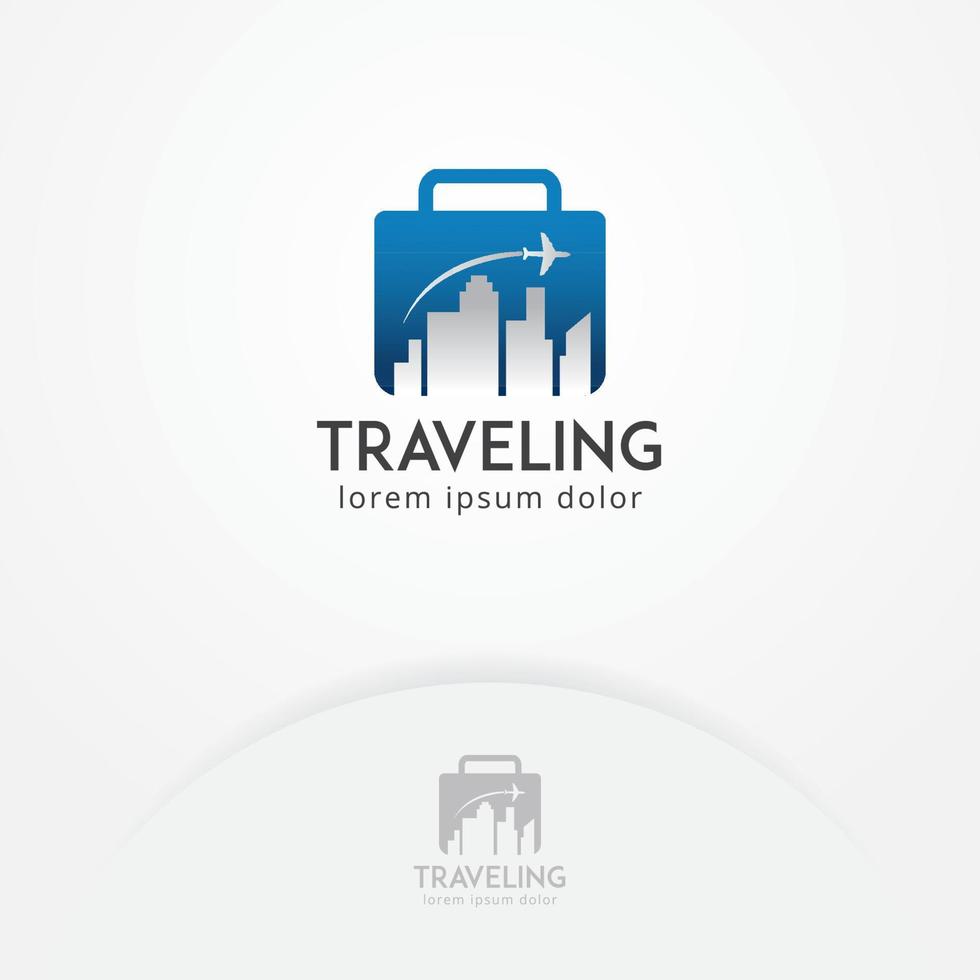 Travel logo design vector