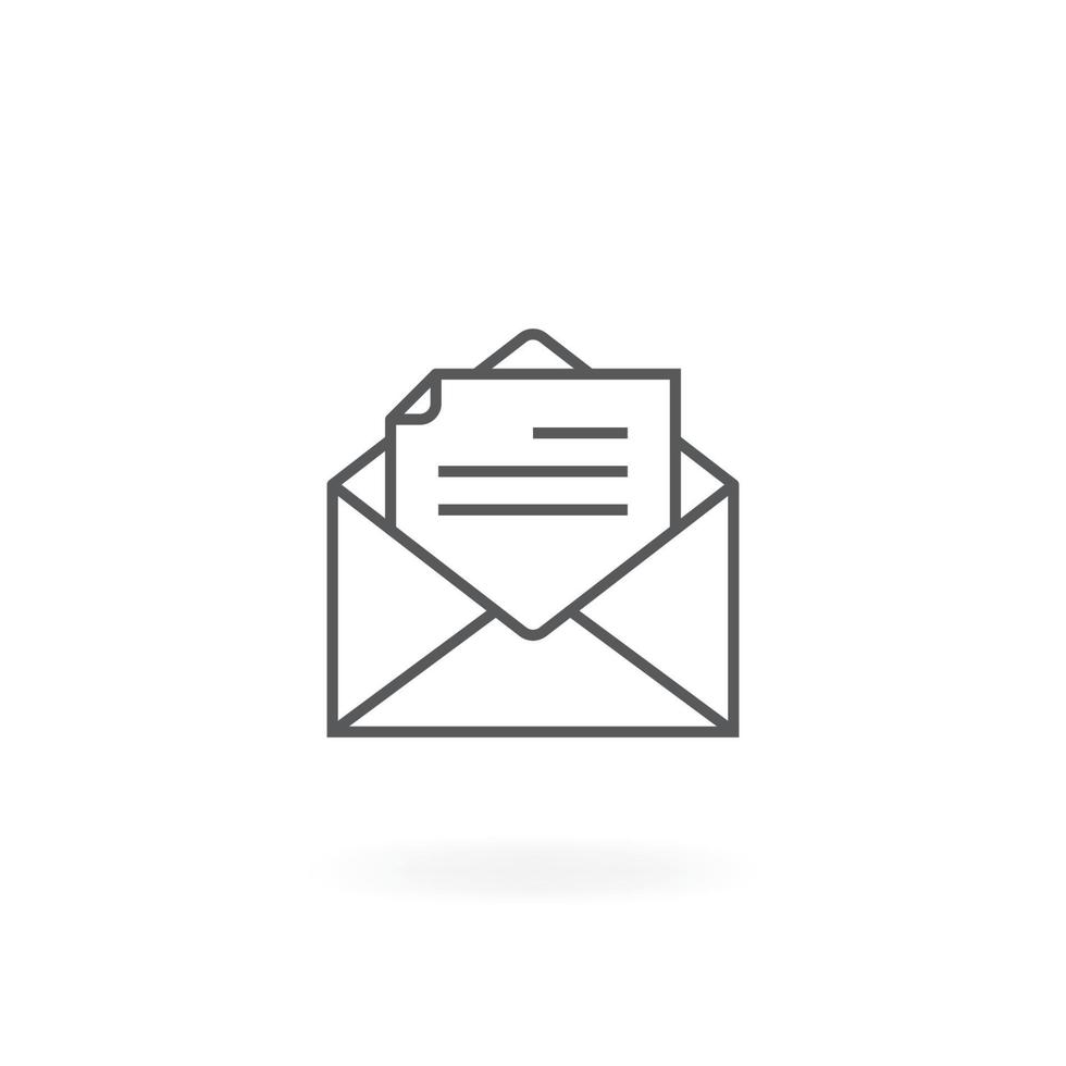 Newsletter icon design vector