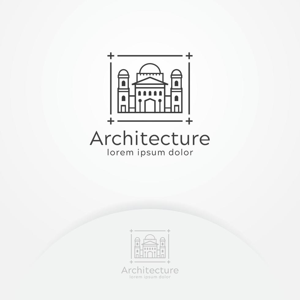 Architecture logo design vector