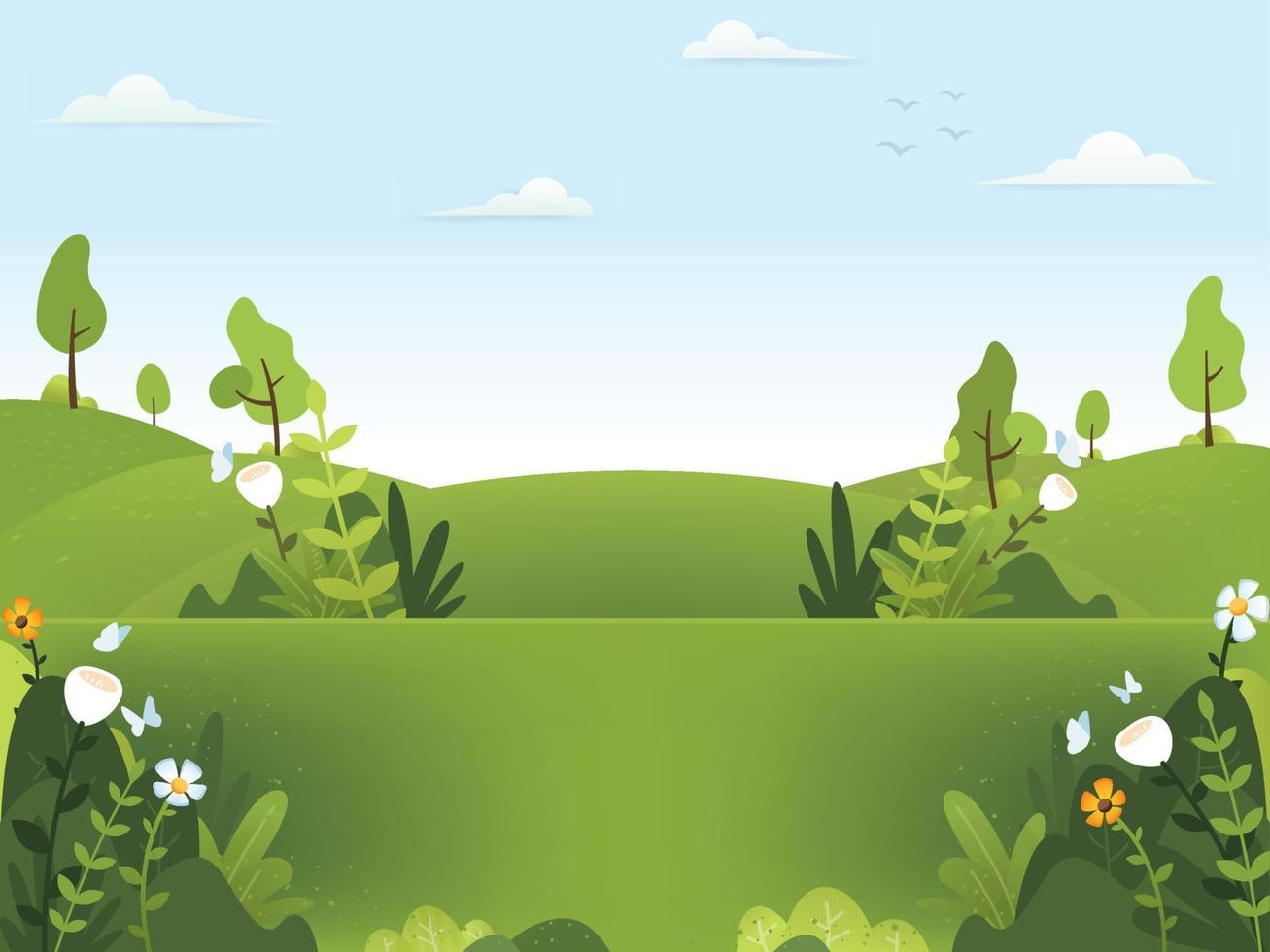 Spring background illustration vector