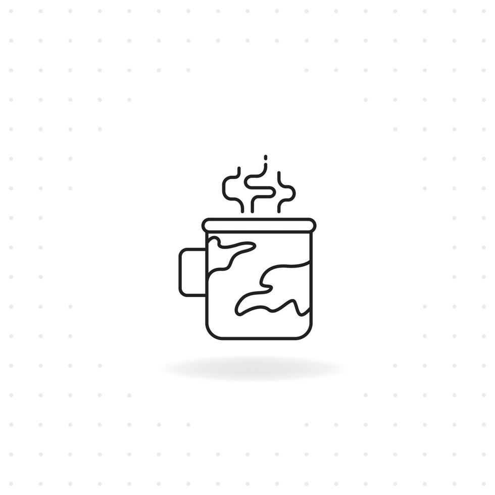 Mug icon design vector