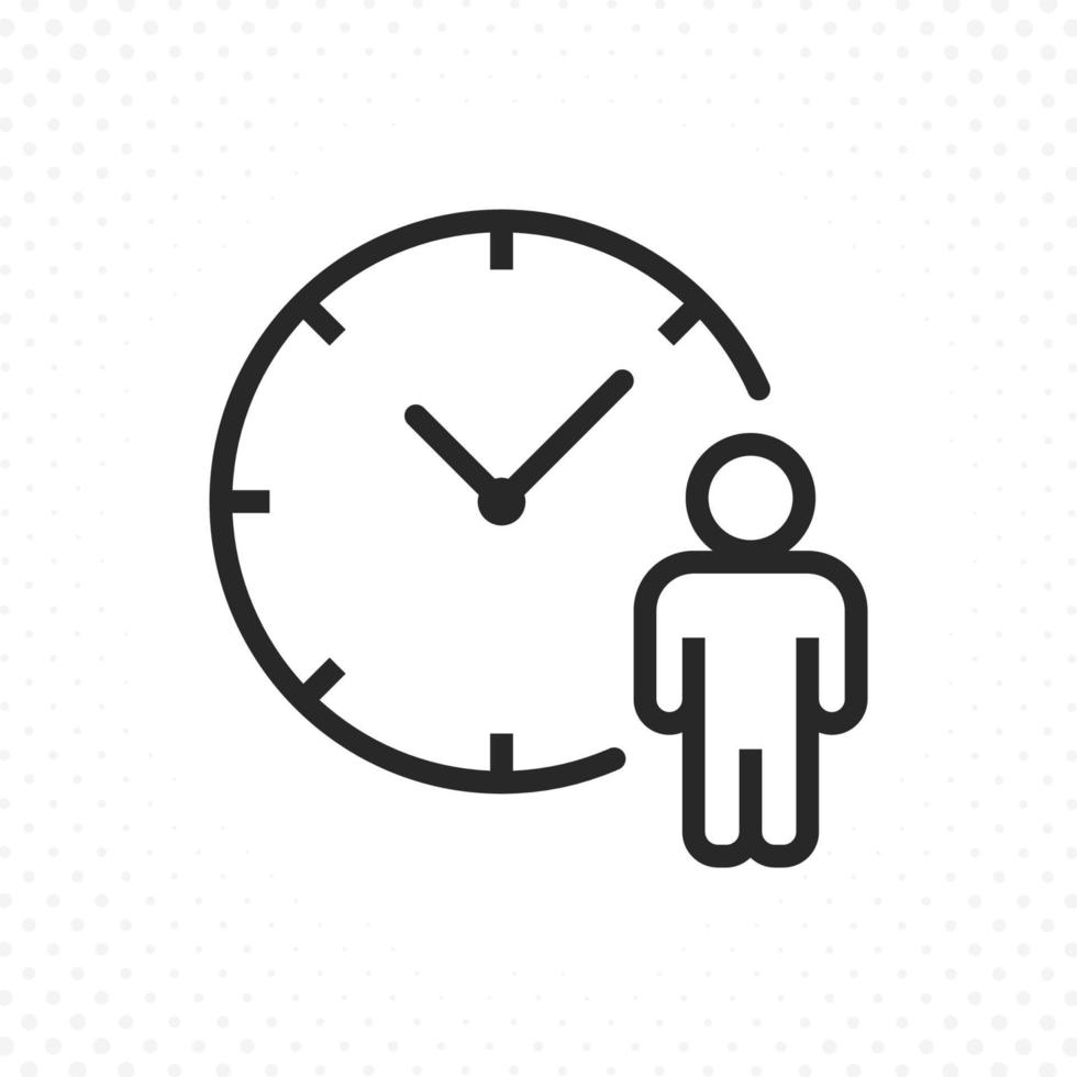 Waiting time icon vector