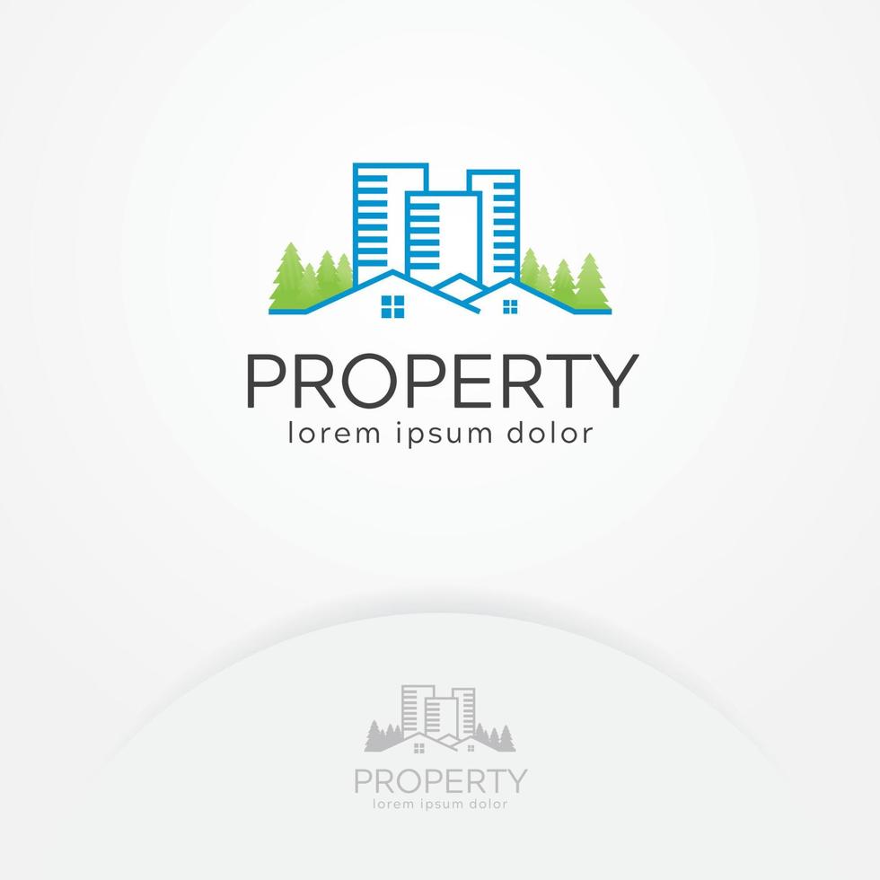 House property logo design vector