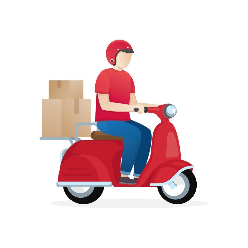 Delivery service illustration vector