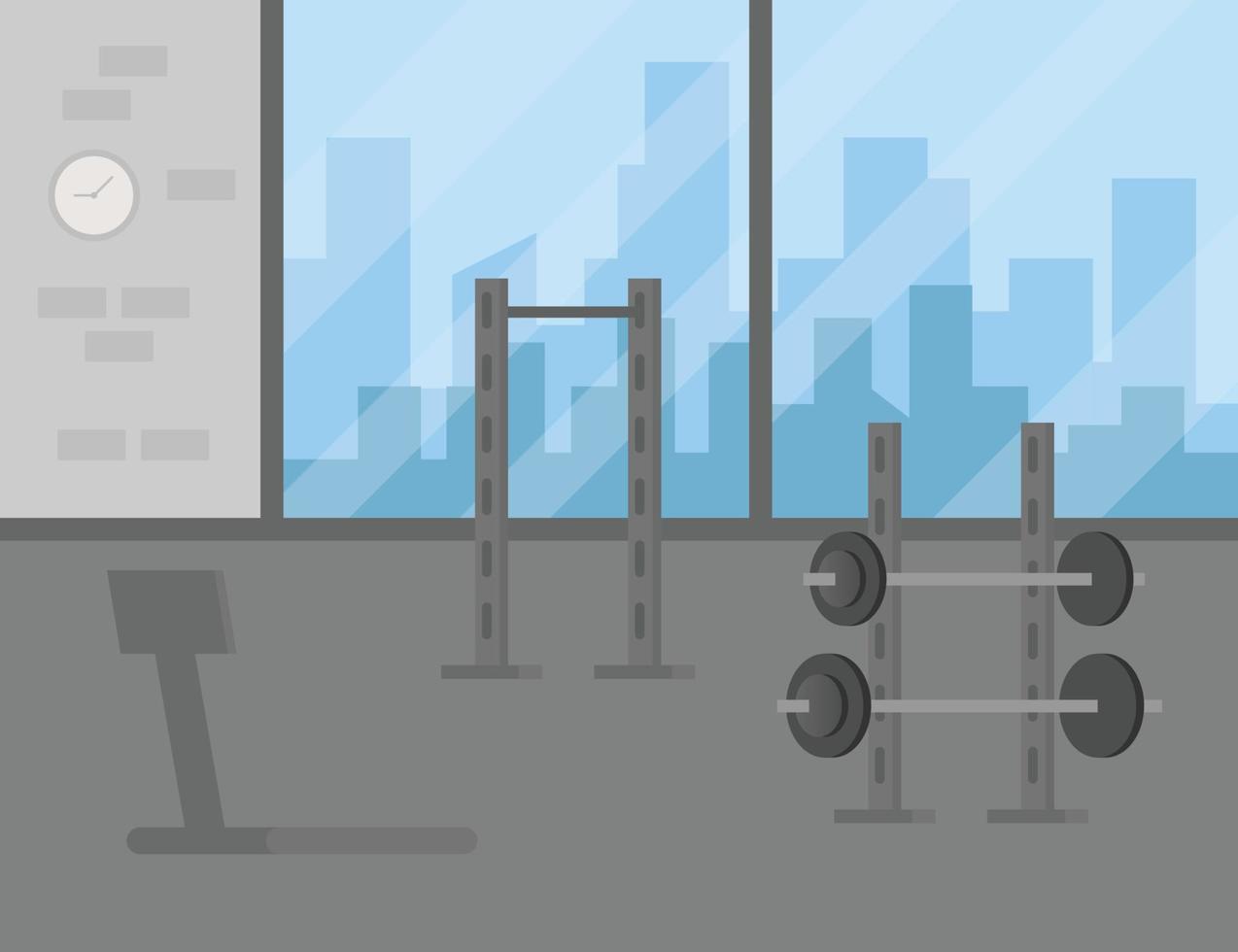 Sport gym illustration concept vector