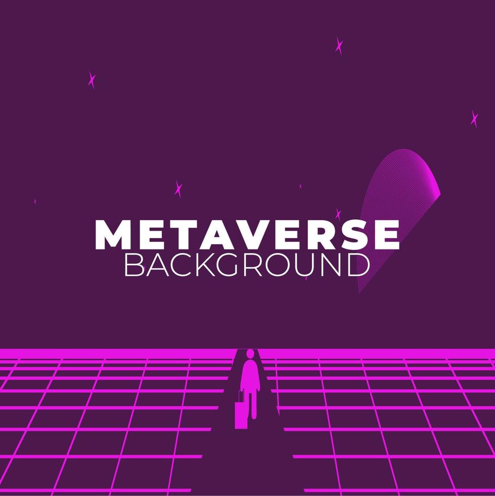 Concept of Future digital technology metaverse vector