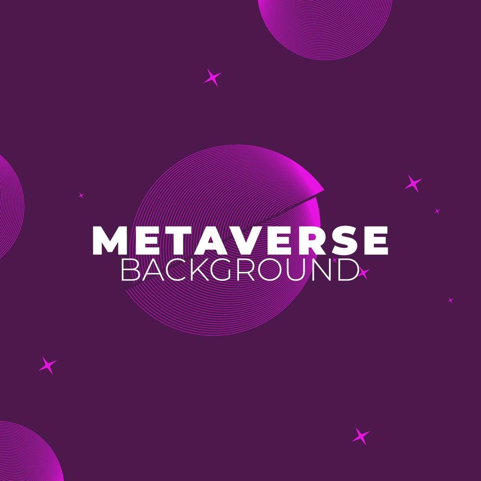 Concept of Future digital technology metaverse vector