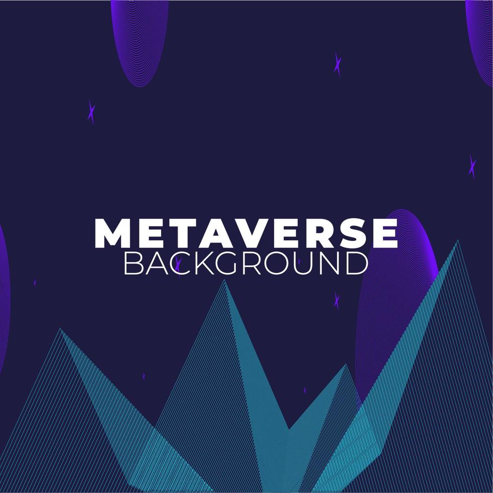 Concept of Future digital technology metaverse vector