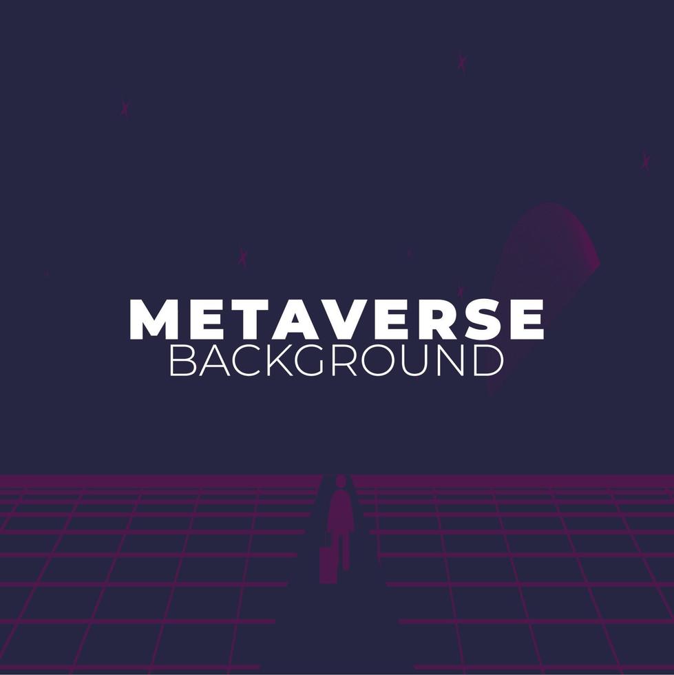 Concept of Future digital technology metaverse vector