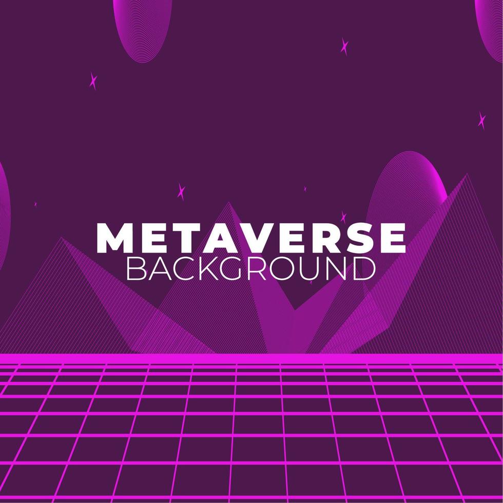 Concept of Future digital technology metaverse vector