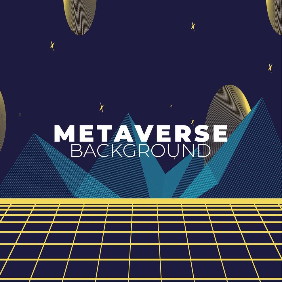 Concept of Future digital technology metaverse vector