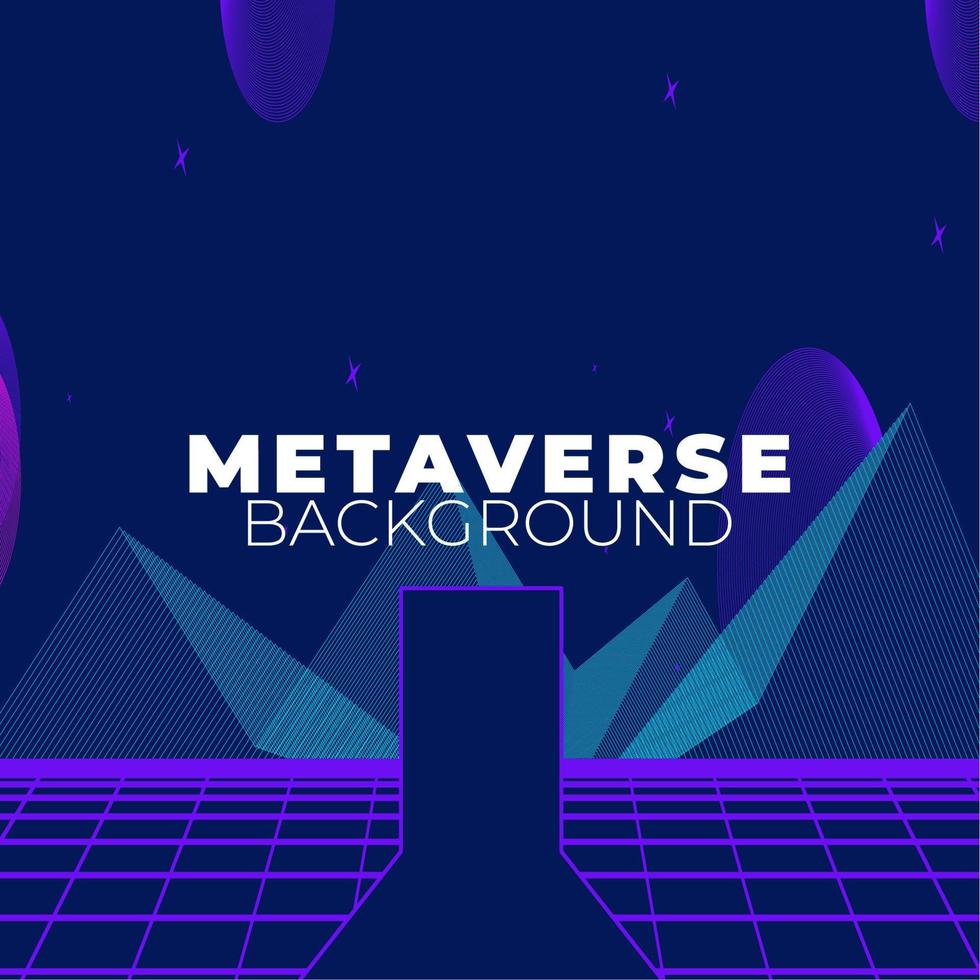 Concept of Future digital technology metaverse vector