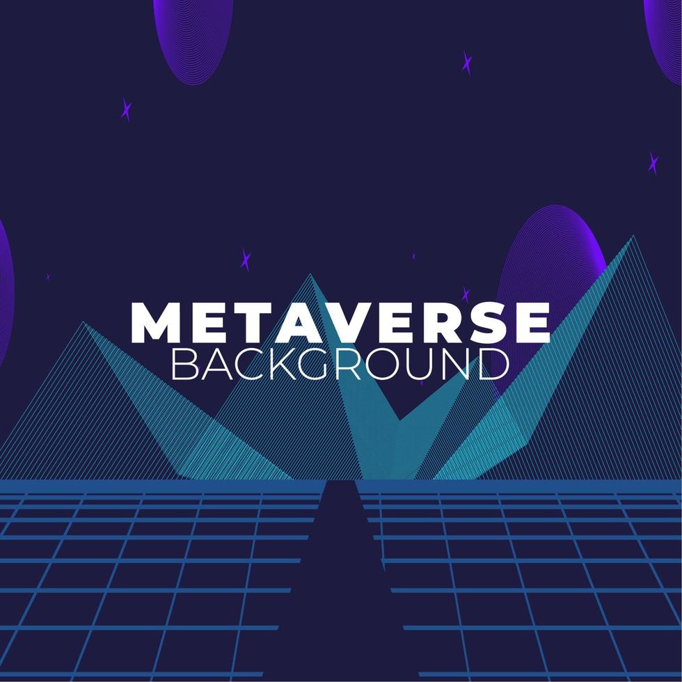 Concept of Future digital technology metaverse vector