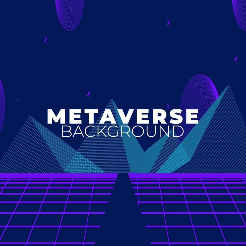 Concept of Future digital technology metaverse vector