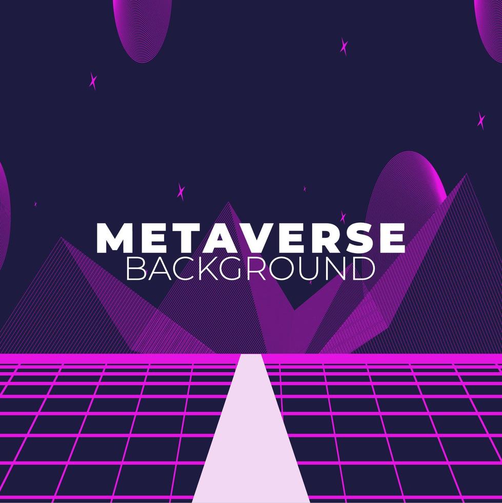 Concept of Future digital technology metaverse vector